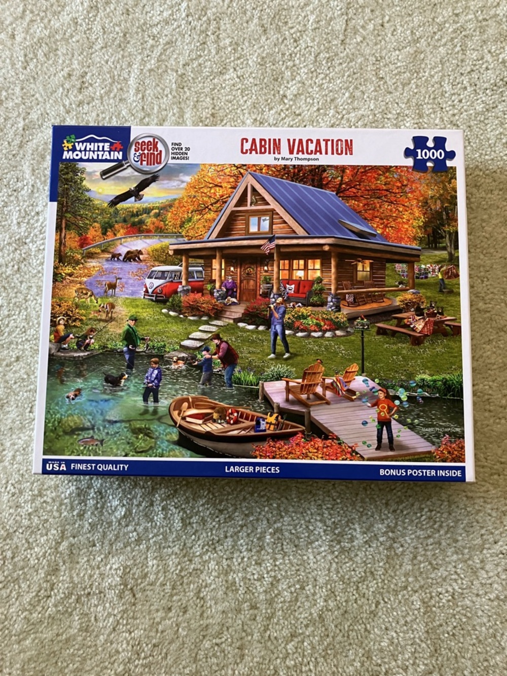 White Mountain Cabin Vacation Puzzle